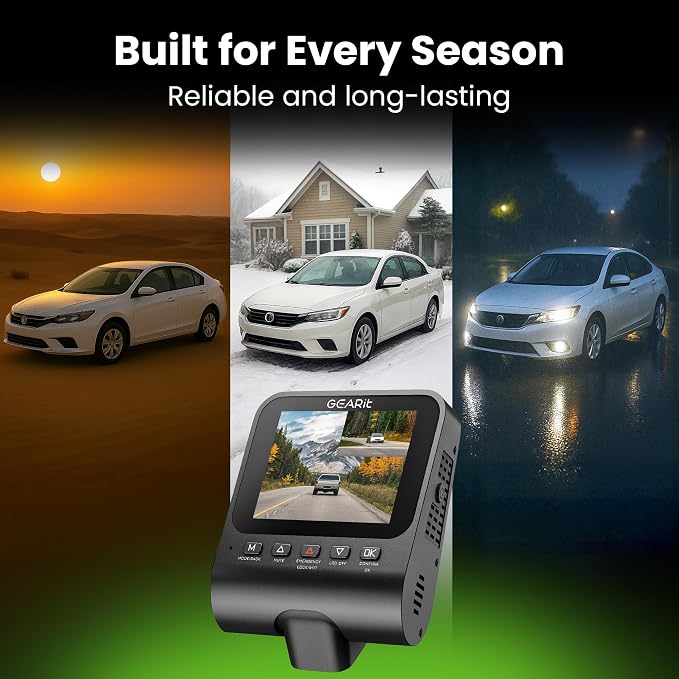 GEARit 4K Dual Dash Cam Front and Rear Camera - Image 8