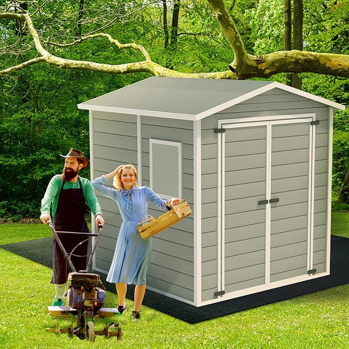 Haull Outdoor Storage Shed Floor Moat Waterproof Outdoor Carport Mat Thickened - Image 2