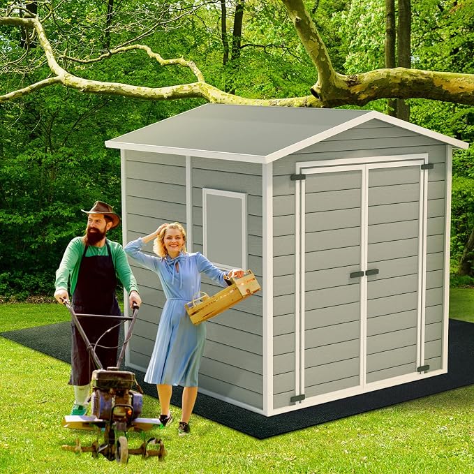 Haull Outdoor Storage Shed Floor Moat Waterproof Outdoor Carport Mat Thickened - Image 2