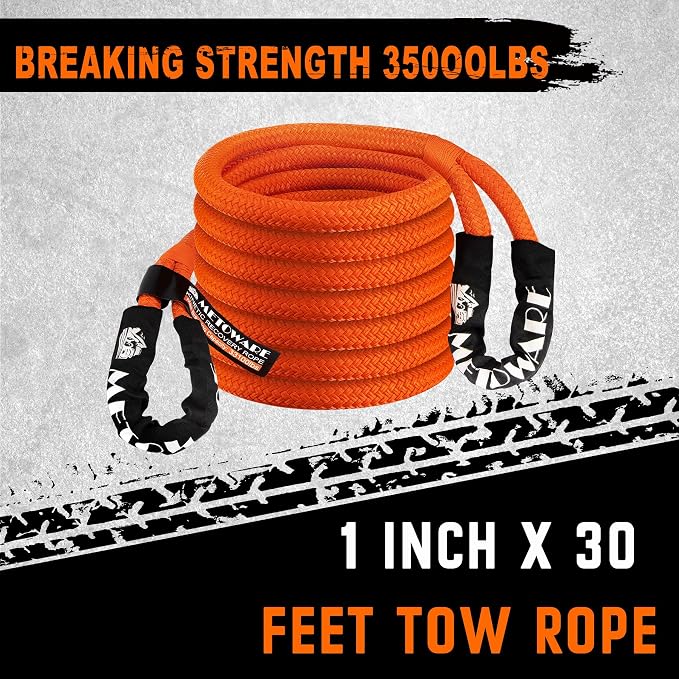 METOWARE Kinetic Recovery Rope 35, 000 LBS Heavy Duty Offroad Recovery - Image 5