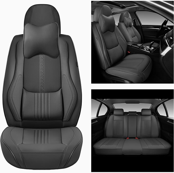 Car Seat Covers Full Set, Front and Rear Seat Covers - Image 2