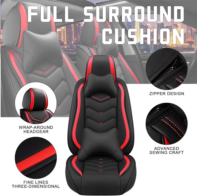 Car Seat Covers for Chrysler Pacifica 2004-2025, Stylish Sport Seat Cover - Image 2