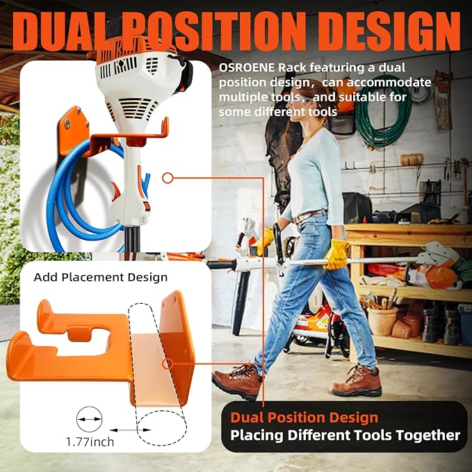 Weedeater Hanger, 3 Pack Weed Eater Hanger - Image 5