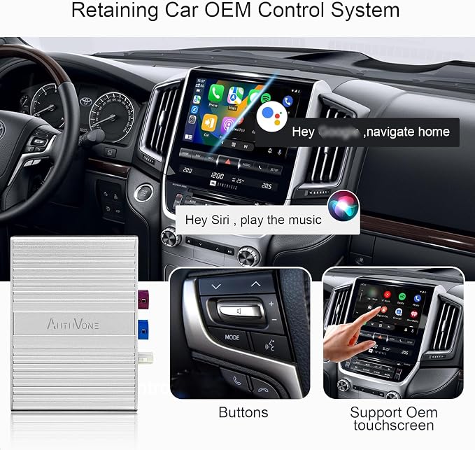LVDS Wired/Wireless CarPlay Decoder Retrofit Kit - Image 5