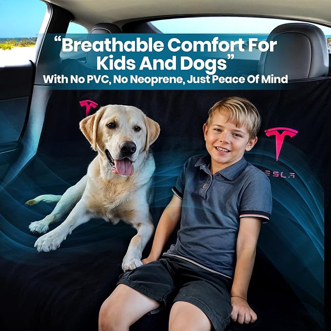 Compatible with Tesla Model Y/3 Premium Towel Car Rear Seat Cover - Image 3