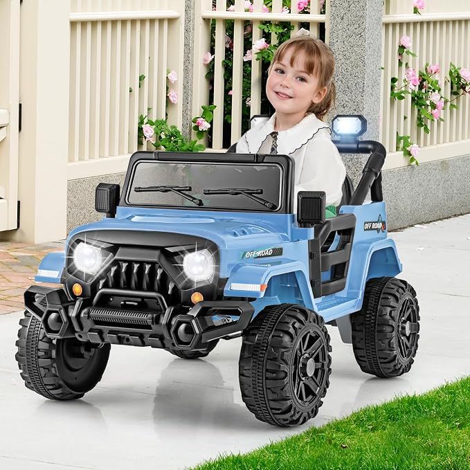 Costzon 12V Kids Ride on Truck Car, Electric Vehicle w/Remote Control, Threaded - Image 9