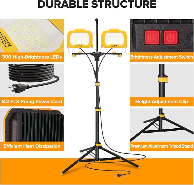 LUTEC 25000 Lumen LED Work Lights - Image 9