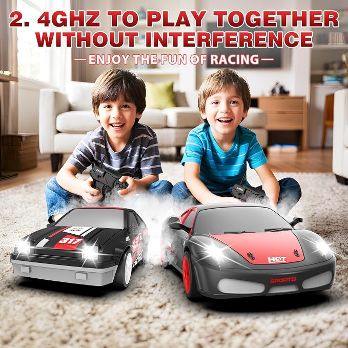 RC Drift Cars, 2.4Ghz 1:24 Remote Control Car 4WD High Speed Drifting RC Car - Image 6