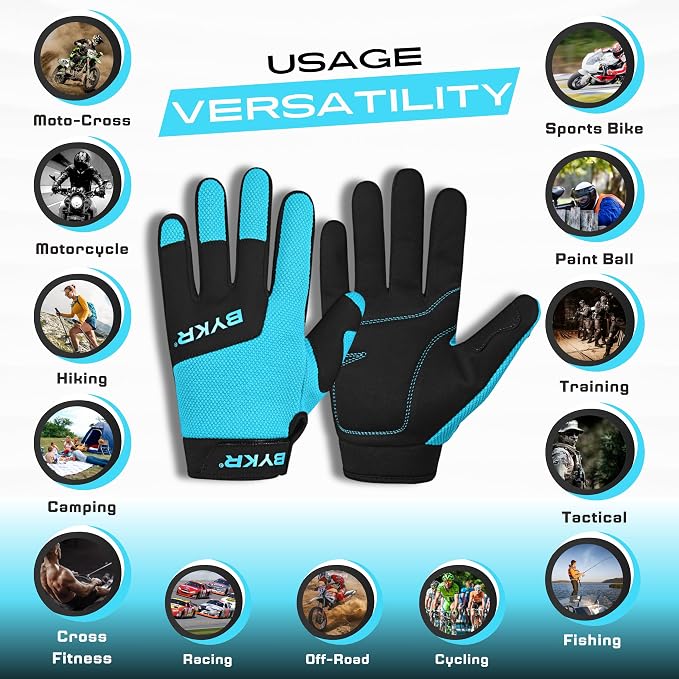 BYKR All-Weather Motorcycle Gloves - Image 3