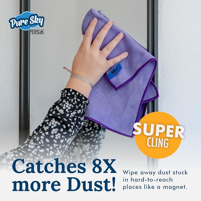 persik Pure-Sky Microfiber Cleaning Cloth - Image 8