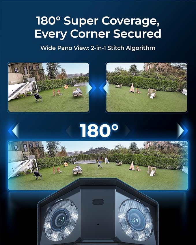 REOLINK Duo 3 PoE 16MP UHD Dual-Lens PoE Security Camera - Image 3