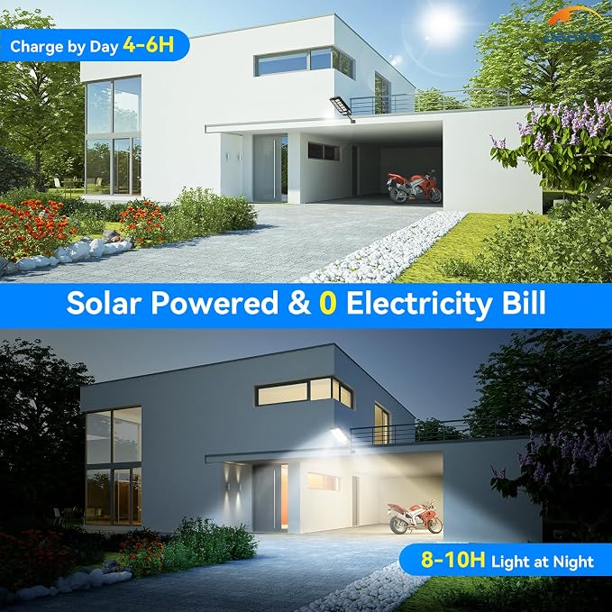 Solar Lights Outdoor for Outside, IP66 Waterproof Street Lights Outdoor - Image 4