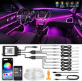 MICTUNING Car LED Interior Strip Light, 8 in 1 RGB Multicolor by MICTUNINGINC