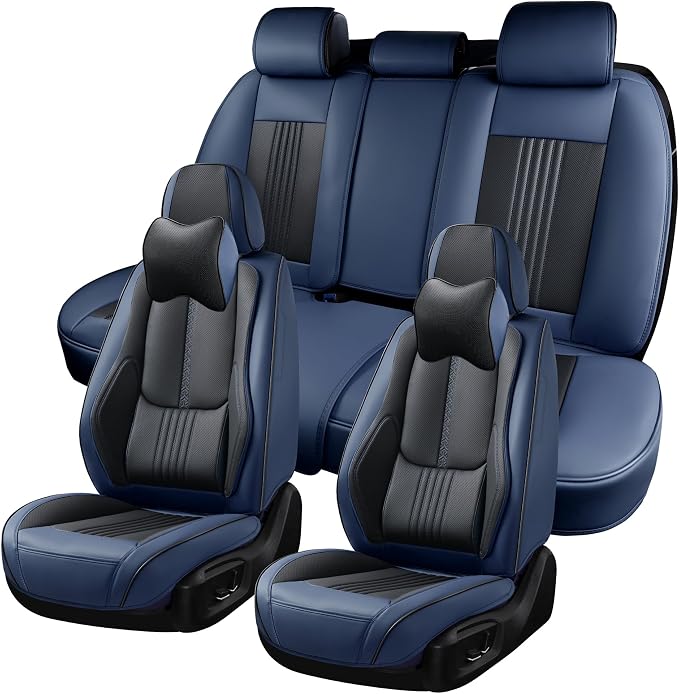 Car Seat Covers Full Set, Front and Rear Seat Covers by BWTJF