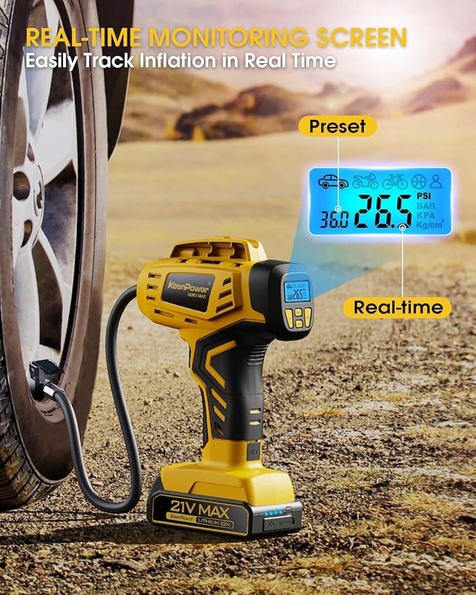 Tire Inflator Portable Air Compressor - Image 4