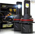 Cougar Motor 9007 Bulbs, HB5 Fog Lights 6500K White Non-Polarity 9007 Fog Bulb by CougarMotor