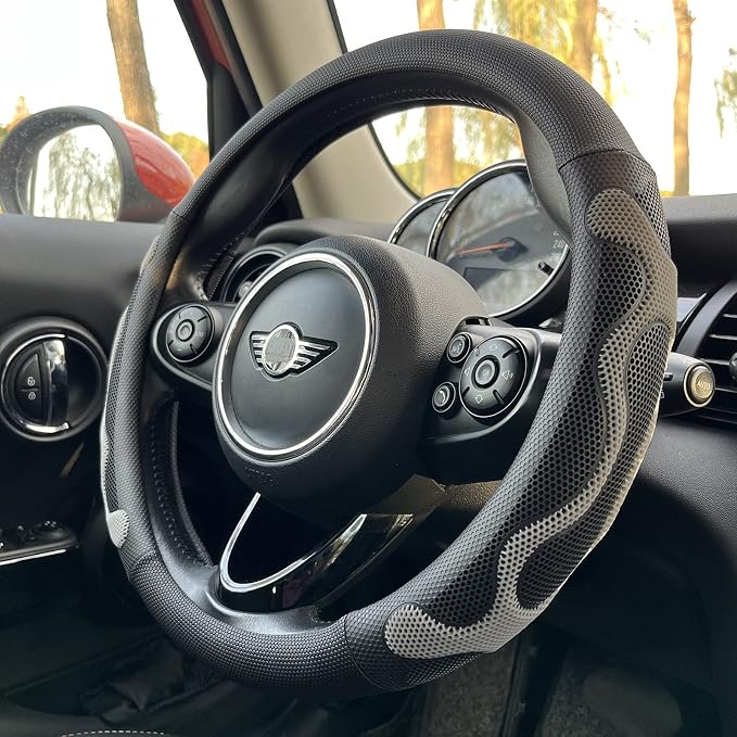 PINCTROT Comfy Grip Steering Wheel Cover, Anti-Slip Design, Universal 14.5-15 by PINCTROT