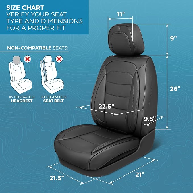 Elite Edition Faux Leather Seat Covers - Image 5