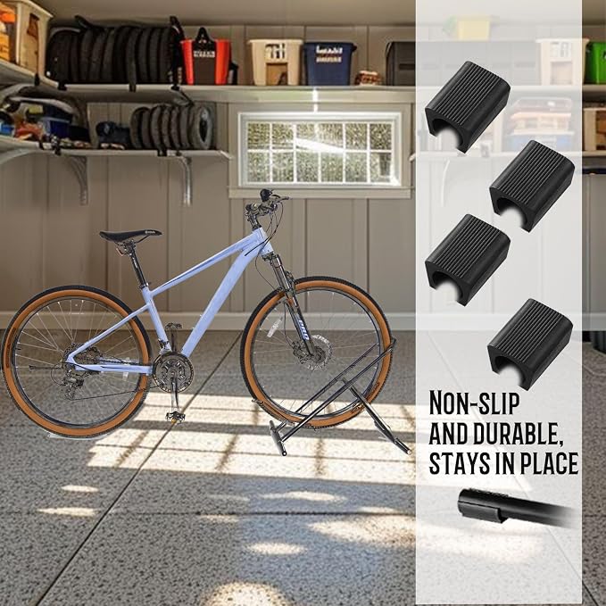 Folding Bike Floor Stand Rack, Portable Storage Bicycle Parking Rack - Image 7