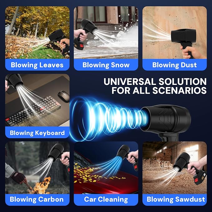 Turbodry 13000RPM Cordless Car Dryer & Turboglass Blower – Dual Batteries - Image 7