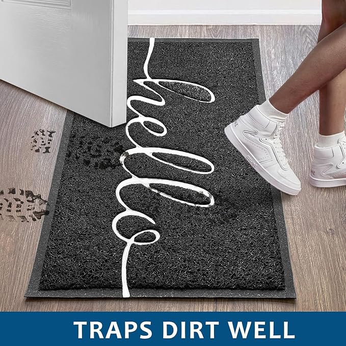 EARTHALL Funny Hello Mats Outside/Inside 59"x35", Front Door Mat Outdoor - Image 4