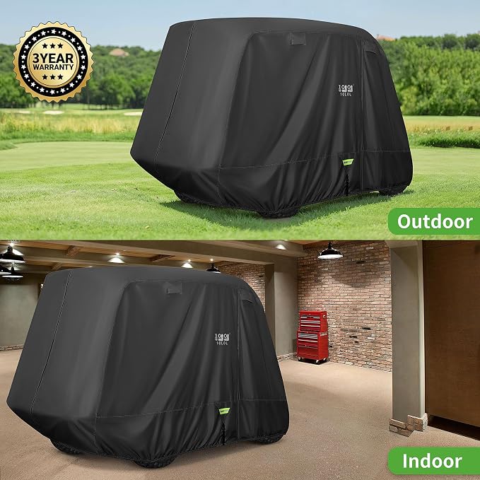 10L0L Heavy Duty Golf Cart Cover - Image 3
