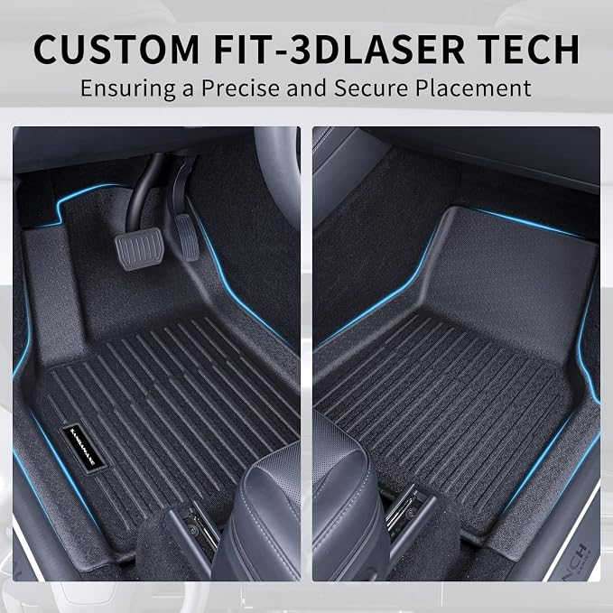 Floor Mats for Tesla Model Y Juniper 2025 2026 | All-Weather TPE Liners 7-Piece - Image 4