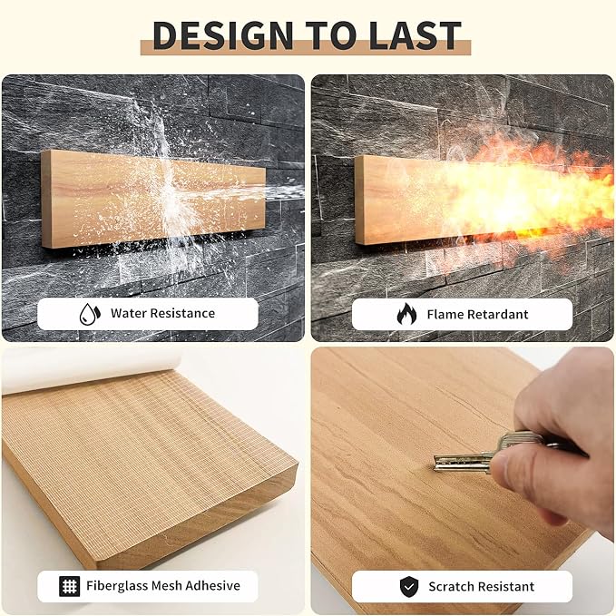 GWP04 Wood Grain Garage Wall Protector Car Door Protectors, Garage Accessories - Image 5