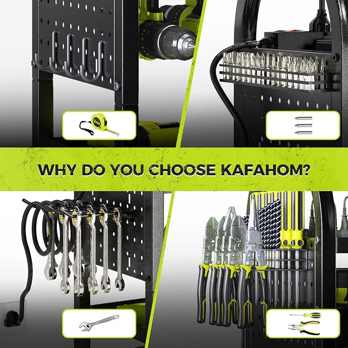 KAFAHOM Power Tool Organizer Cart - Image 3