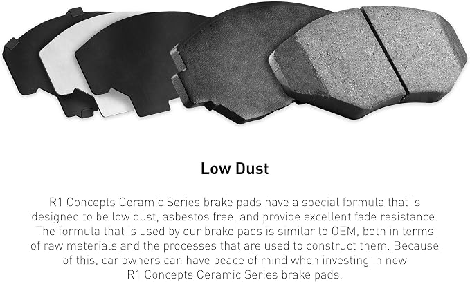 R1 Concepts Front R1 Concepts Ceramic Series Brake Pad - Image 3