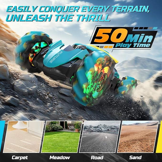 DEERC Gesture Sensing RC Stunt Car - Image 6