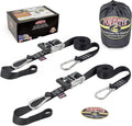 PowerTye - Made in USA - Extra Long Ratchet Tie Down Straps, Heavy Duty by PowerTyeMFG