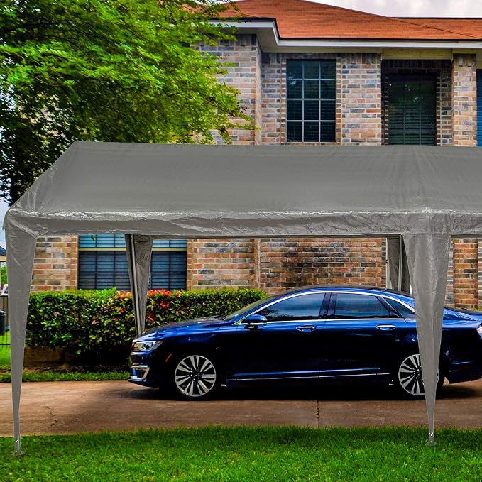 Sunnyglade 10x20 Ft Heavy Duty Carport Canopy Outdoor Portable Garage Tent Boat - Image 7