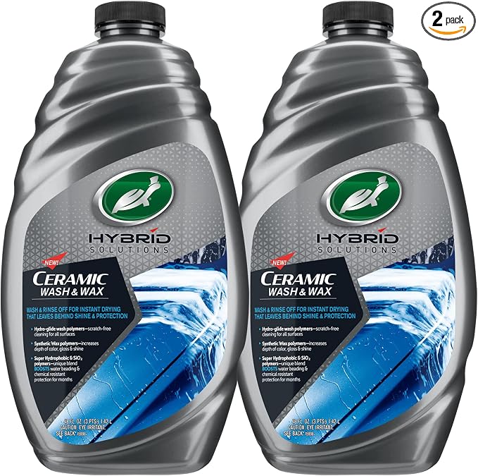 Turtle Wax 53888 Hybrid Solutions Ceramic Wash and Wax, Easy Clean Ceramic by TurtleWax