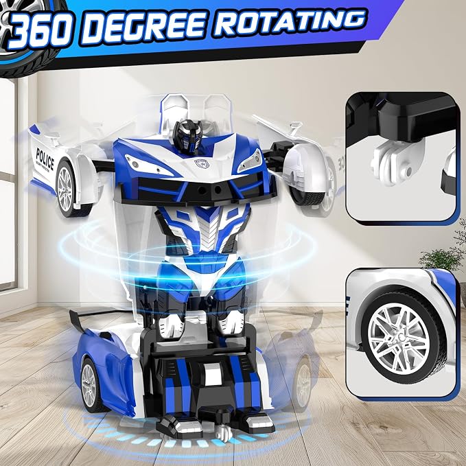 Remote Control Car for Boys 4-7, 2.4GHz RC Car 1:18 Scale, One-Button - Image 2