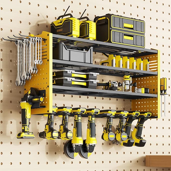 Tomorotec Wall-Mounted Power Tool Storage Rack by Tomorotec