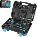 DURATECH 8-Piece Oil Filter Swivel Wrench Set, Wrenches Cover 2-3/4" to 5-1/4" by DURATECH