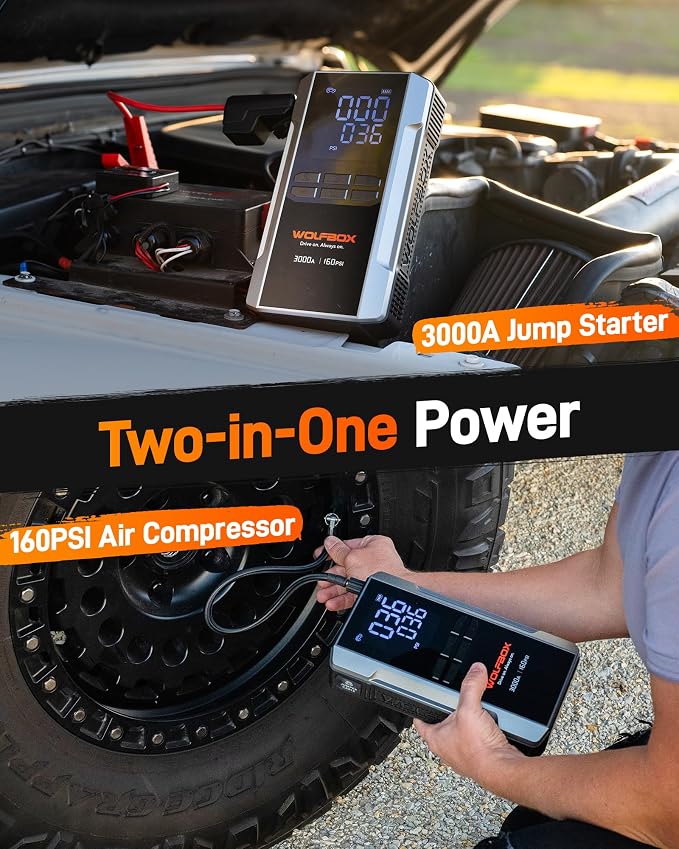 WOLFBOX 3000A Jump Starter - Image 2