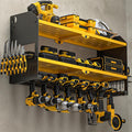 YYR Power Tool Organizer Wall Mount, Cordless Drill and Battery Holder by YYR