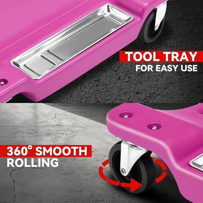 Auto Dynasty 40 Inches Mechanic Creeper, Automotive Garage Repair Low Profile - Image 4