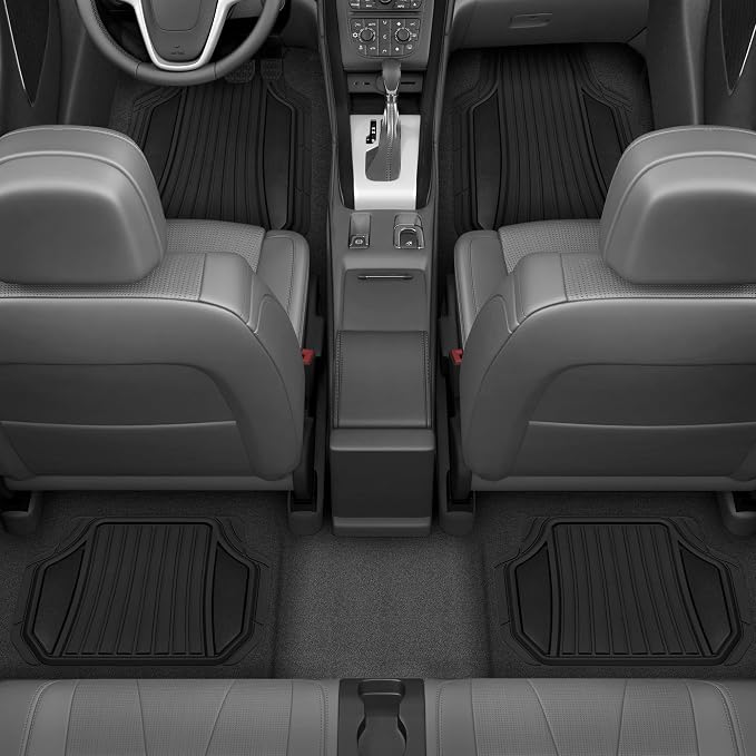 Motor Trend Rubber Car Floor Mats - Image 2