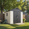 Patiowell 8 x 8 FT Resin Outdoor Storage Shed by Patiowell