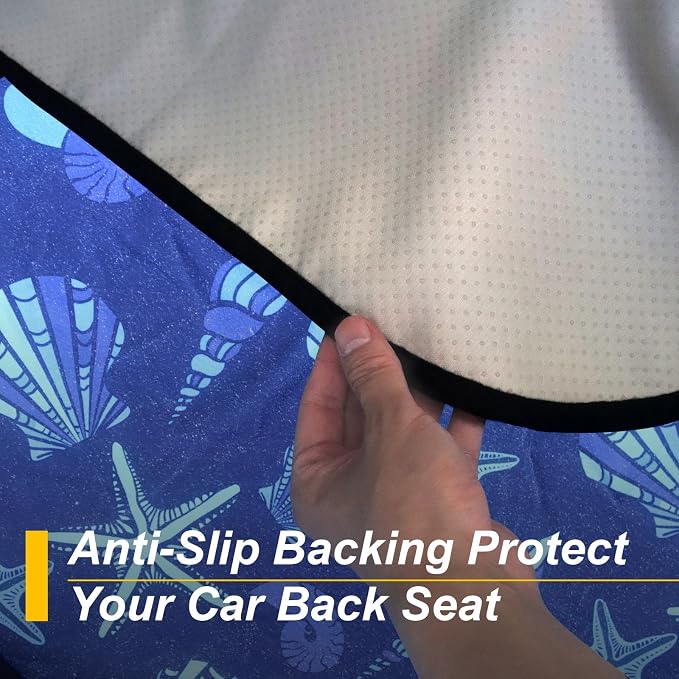 Back Seat Cover for Car Trucks Van SUV, Waterproof Rear Bench Towel Seat Covers - Image 5