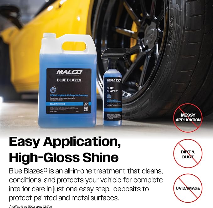 Malco Blue Blazes VOC Compliant All-In-One Car Conditioner – Protects & - Image 6