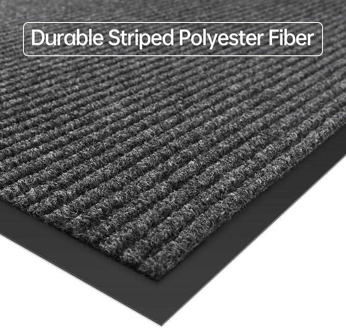 Front Door Mat, Commercial Entrance, Low Profile, Durable Rubber Backing - Image 3