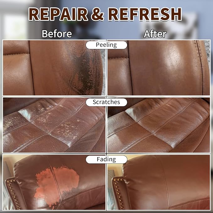 Medium Brown Leather Recoloring Balm - Image 3