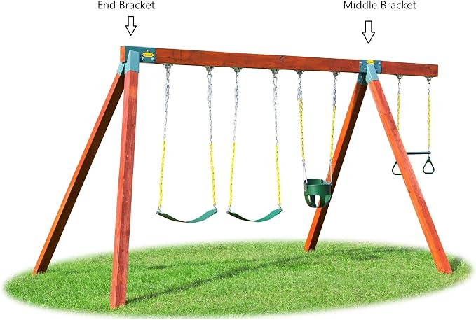 Eastern Jungle Gym Easy 1-2-3 A-Frame Swing Set Bracket Heavy Duty - Image 7