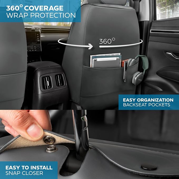 Elite Edition Faux Leather Seat Covers - Image 3
