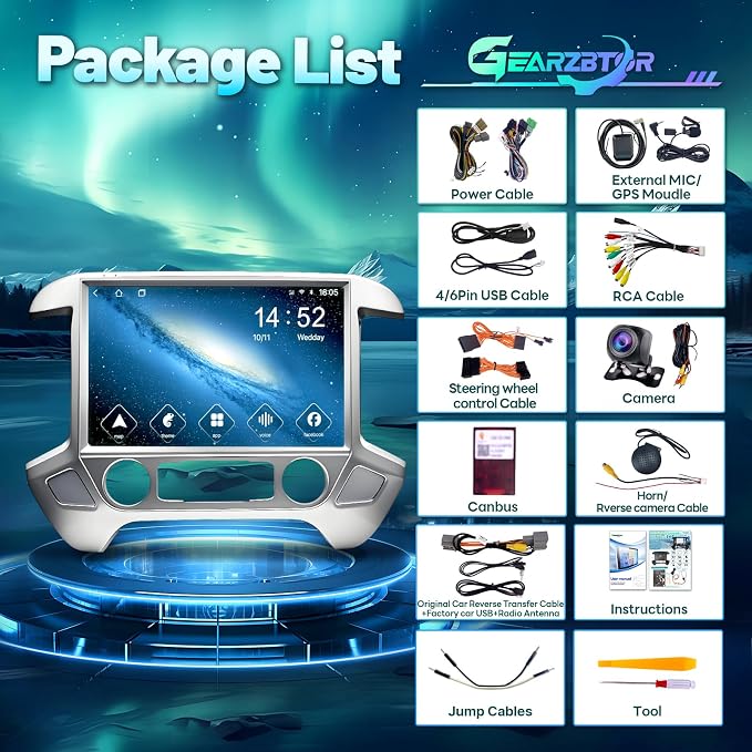 13.1" 8Core 8+128G Car Stereo Radio - Image 8