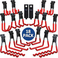 3-H Slatwall Accessories 18 Pack, Slatwall Hooks & Hangers Multi Sizes by 3-H